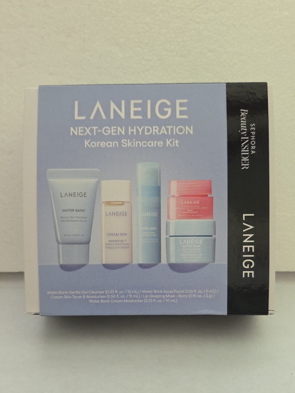 LANEIGE Light Blue & Pink Next-Gen Hydration Skincare Set